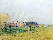 Alfred Sisley Bauernhof zum Hollenkaff oil painting on canvas